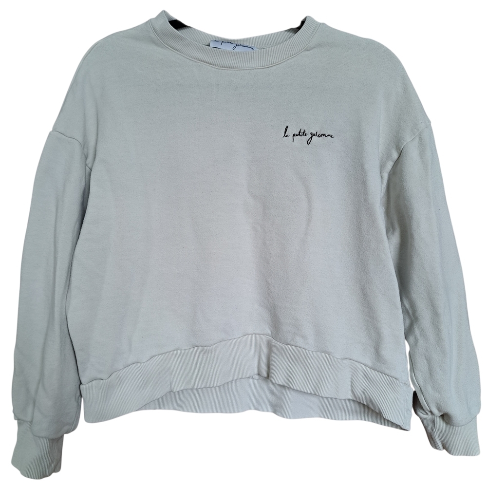 🇨🇦 1861 La Petite Garçonne White Sweatshirt | Size Small | Embroidered Logo